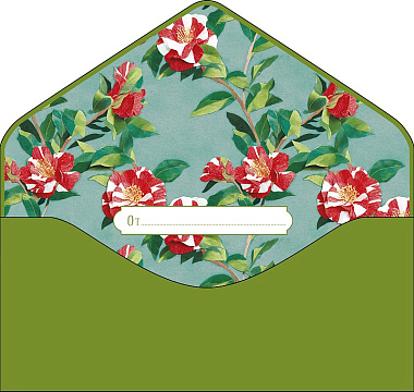 Открытка-конверт "С Днем Рождения!", размер: 9,3х19 см, в упак. 1 шт.