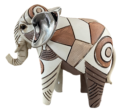 Статуэтка декоративная "Слон", полирезина, цвет светлый 17,5*7*15,5 см