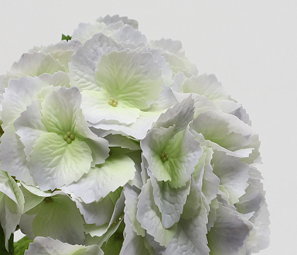 Цветок искусственный декоративный "Гортензия", H57*D18 см., зеленовато-синий