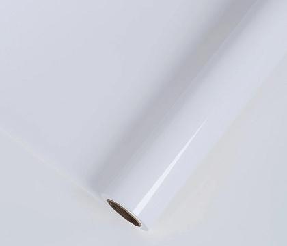 Упаковочный материал Лаковая пленка, 65 мкр, 58 см х 10 м, белый