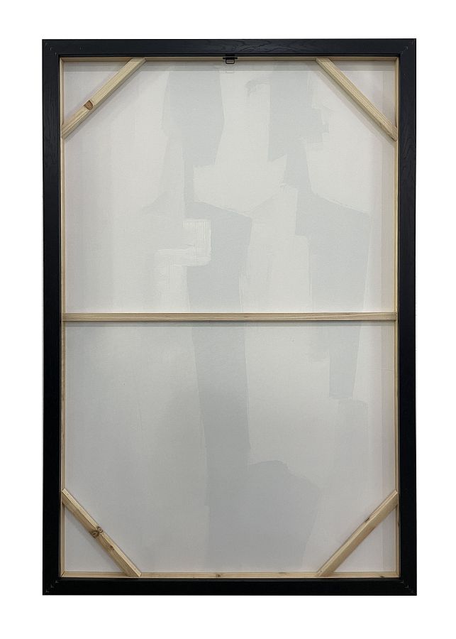 Картина "Силуэт", 80% ручная работа, рама пластиковая, 80*120*3,5
