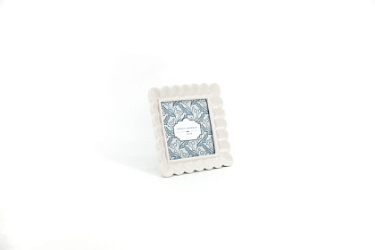 Фоторамка декоративная из эпоксидной смолы, серия "Арко Орео", со стеклом, 10x10 см