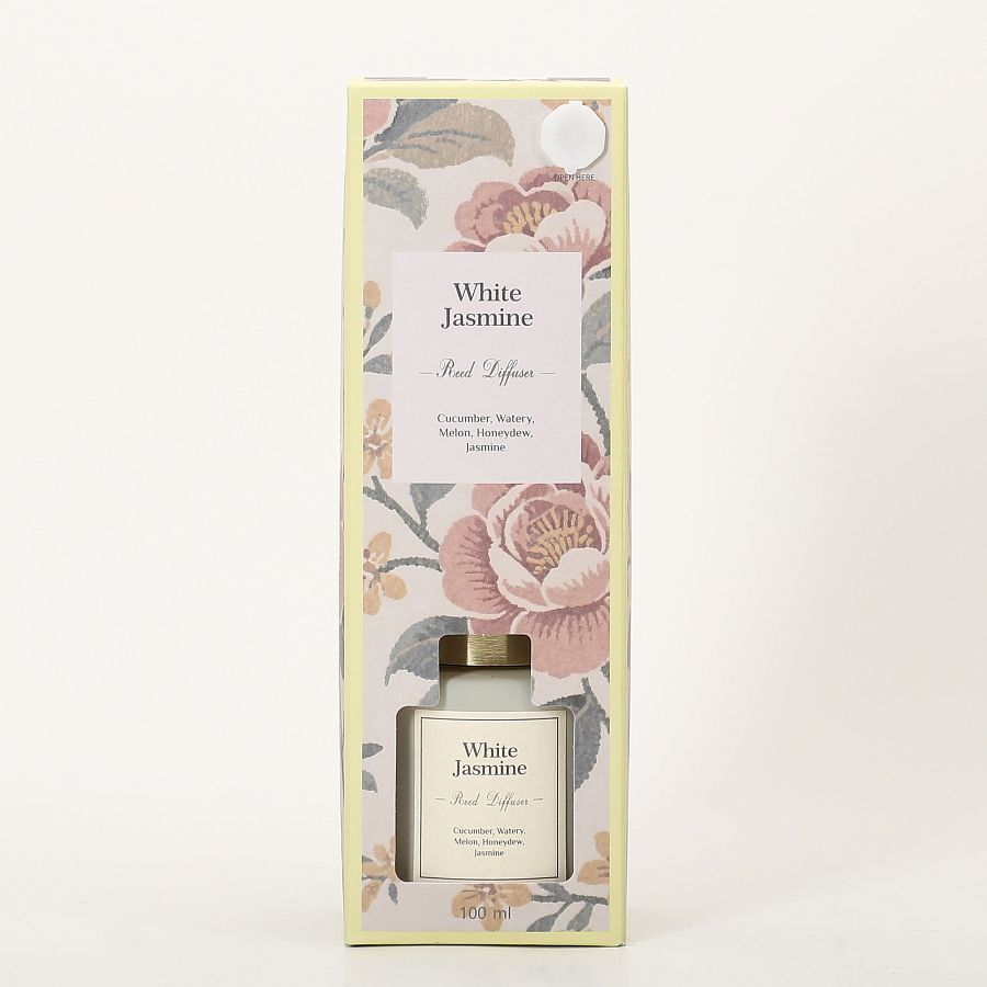 Ароматический диффузор с палочками 100 мл., White jasmine/Белый жасмин