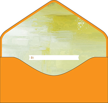 Открытка-конверт "С Днем Рождения!", размер: 9,3х19 см, в упак. 1 шт.