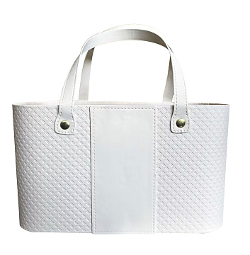 Коробка для цветов  "Гармония стиля" 24,5*15*14,5, 1 шт., бежевый