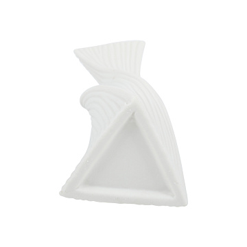 Ваза керамическая, цвет белый, 6*18 см