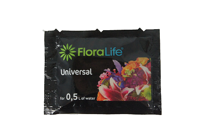  Коробка Floralife Food Clear 300 Порошк. подкорм. для срез. цветов, 5гр, 1000шт, арт. 82-10001