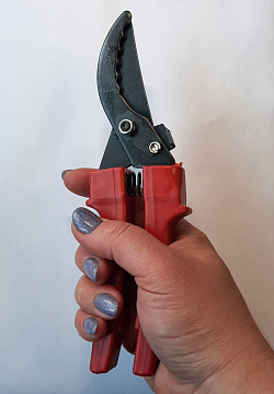 Ножницы садовые, 8" (20 см), обрезиненные ручки
