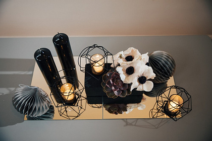 Коробка Oasis Черный Идеал Кирпич 20, 23x11x8 см, (в кор. 20 шт.) арт. 10-01058