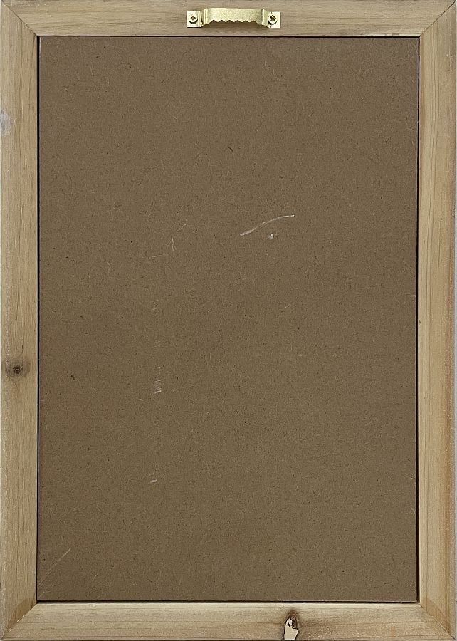 Постер "Ирисы", рама деревянная, 24*34*1,9
