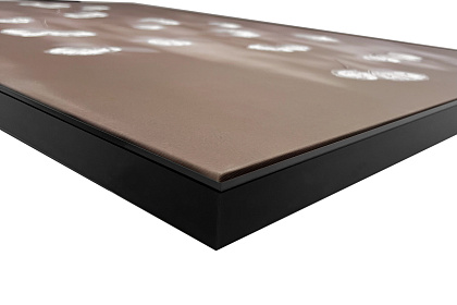 Картина "Солнечный зайчик", 30% ручная работа, рама пластиковая, 80x120