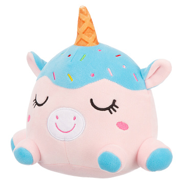 Игрушка мягконабивная ТМ "Relana" Единорог розовый, 16 см, в/п 16*16*10 см