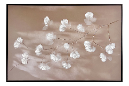 Картина "Солнечный зайчик", 30% ручная работа, рама пластиковая, 80x120