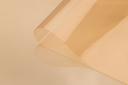 Упак. материал флористическая пленка глянцевая, 50 мкр, 58 см х 10 м, молочный чай