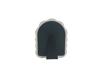 Фоторамка декоративная из МДФ, волнистая, цвет белый, со стеклом, от 13x18 до 17,5х22,5 см