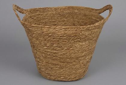 Корзина плетеная (рогоз): 44X34XH32XB33X23, 1 шт.