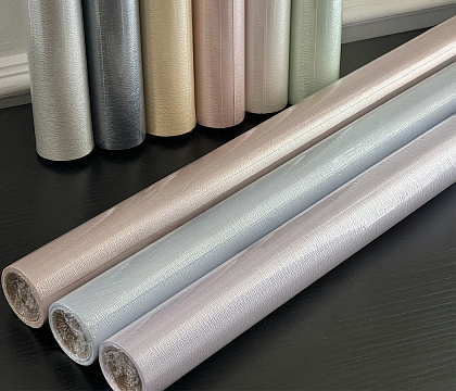 Упаковочная бумага с перламутровым отливом 53 см* 4 ярда, 120 г/м², белый