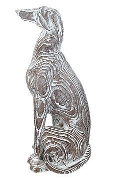 Статуэтка декоративная "Собака", полирезина, 12*10,5*25 см