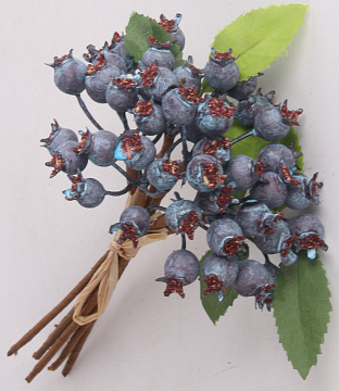 Связка веток с ягодками (6 шт. в связке), 20 см