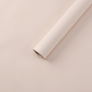 Упак. материал матовая пленка "Фаворит new" однотонная, 50 мкр, 50 см х 10 м, розово-бежевый