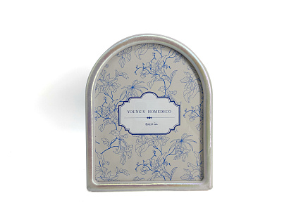 Фоторамка декоративная из МДФ с мягкой отделкой, со стеклом, 20x25 см