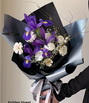 Упаковочная бумага с перламутровым отливом 53 см* 4 ярда, 120 г/м², белый