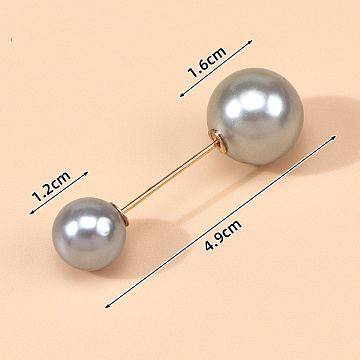 Набор булавок флористических 1,2/1,6 см * 4,5 см, 10шт/упак, серебряный