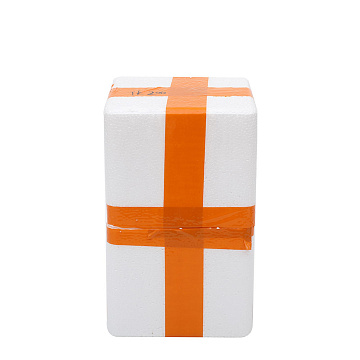 Ваза керамическая, цвет персиковый, 12,5*20 см