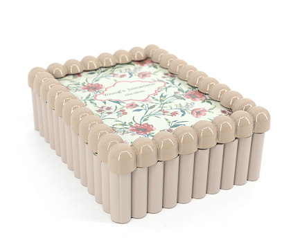 Фото-шкатулка декоративная из МДФ серия "Бабл", со стеклом, 13x18 см