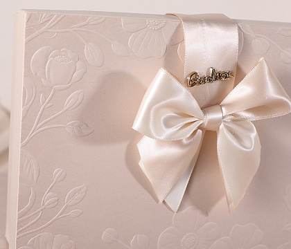 Набор коробок подарочных 33,5*25*11,5, 29*21*9, 24,5*17*6,5 см, 3 шт., молочный