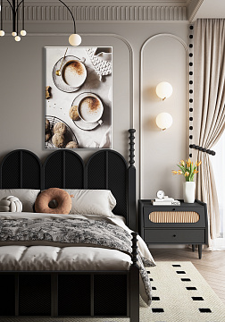 Картина "Кофе-брейк", рама пластиковая, 80x120