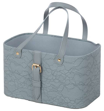 Коробка для цветов "Стильное решение" 24*15*14,5, 1 шт., голубой