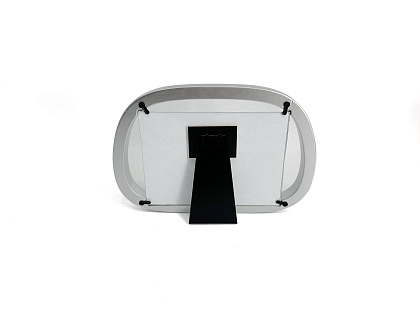 Фоторамка декоративная из МДФ серия "Рондо", цвет серебро, со стеклом, 18x13 см