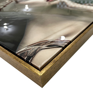 Постер "Красота II" c глянцевым покрытием, рама пластиковая, 50*70*3,5