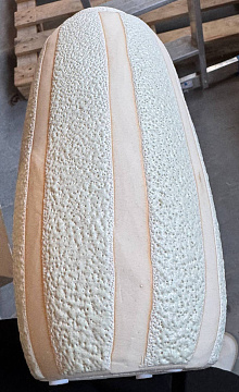 Ваза керамическая "Кактус", цвет зеленый, 13*13*27,5 см.