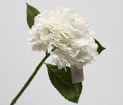 Цветок искусственный декоративный "Гортензия", H55*D20 см., белый