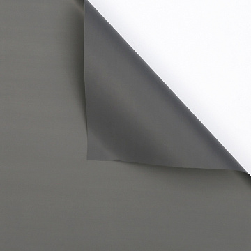 Упак. материал флористическая пленка "Монако" 65 мкр, 58 см х 10м, серый