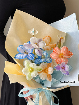 Упаковочная бумага с перламутровым отливом 53 см* 4 ярда, 120 г/м², белый