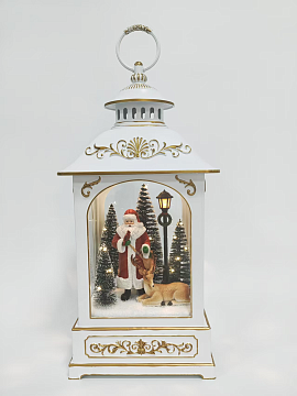 Светящаяся новогодняя композиция 19.5X15X40CM, работает от батареек 2AA,в комплект не входят
