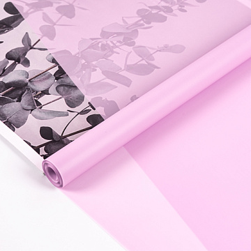 Пленка Лак PASTEL 59 см. 180 гр. розовый-сиреневый