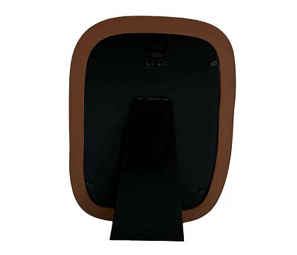 Фоторамка декоративная из МДФ с имитацией цвета и текстуры эбенового дерева, со стеклом, 13x18 см