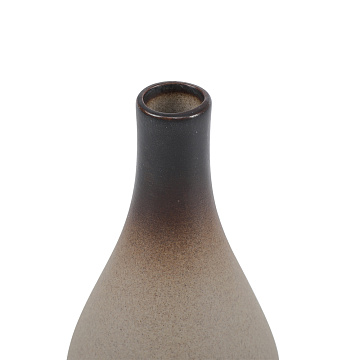 Ваза керамическая, цвет капучино, 5,5*12,5 см