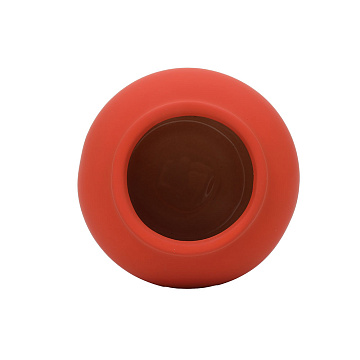 Ваза декоративная керамическая, цвет терракот, 14,5*13 см