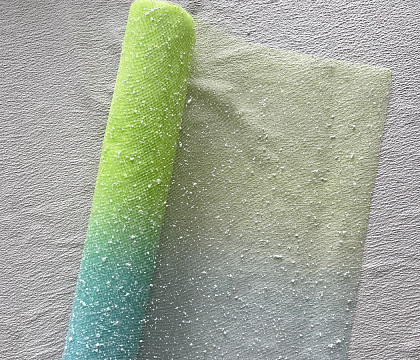 Упак. материал флористическая сетка "Градиент", 50 см х 4 ярд, св-зеленый с небесно-голубым