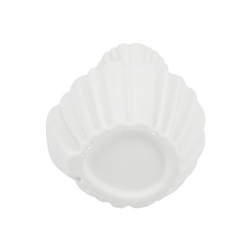 Ваза керамическая, цвет белый, 10*24 см