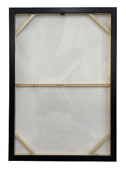 Картина "Золотые цветы", 80% ручная работа, рама пластиковая, 70*100*3,5