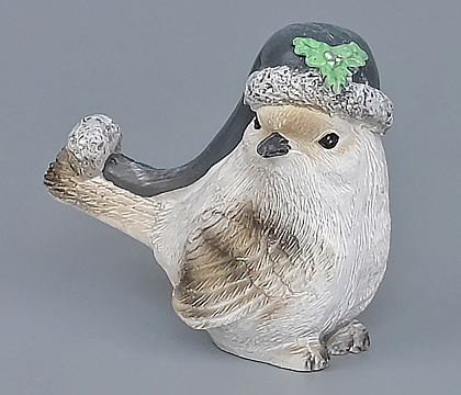 Декоративное новогоднее изделие Птичка 1, 5.5 см