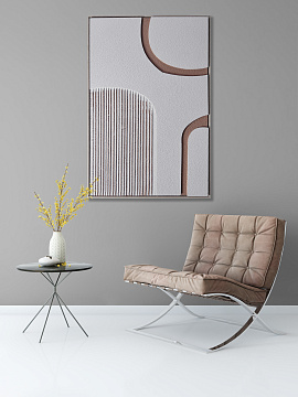 Панно "Эко II", 100% ручная работа, рама пластиковая, 60x90