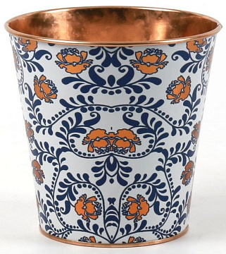 Декоративное кашпо "Вензеля" 13XH13CM B8,8, металл