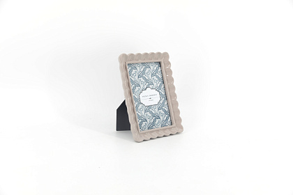 Фоторамка декоративная из эпоксидной смолы, серия "Арко Орео", со стеклом, 10x15 см